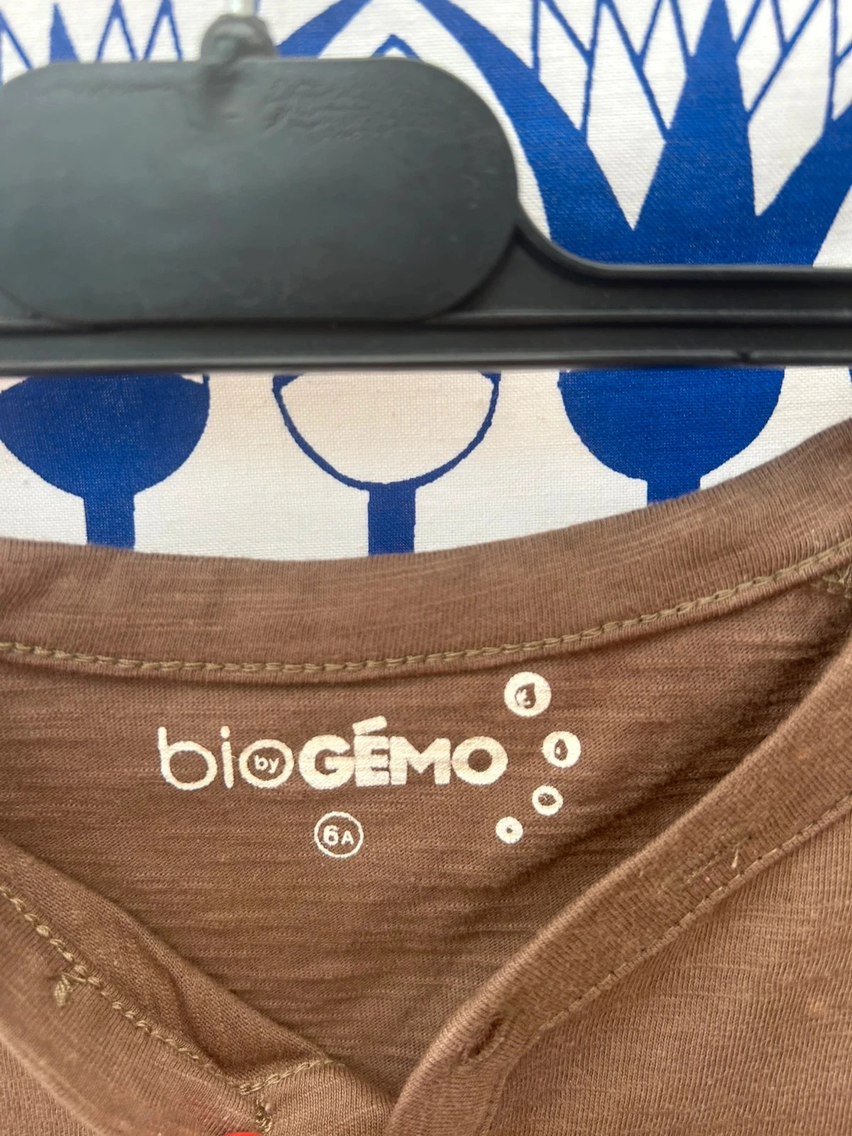 T Shirt marron 6 ans bio Gemo – photo 2
